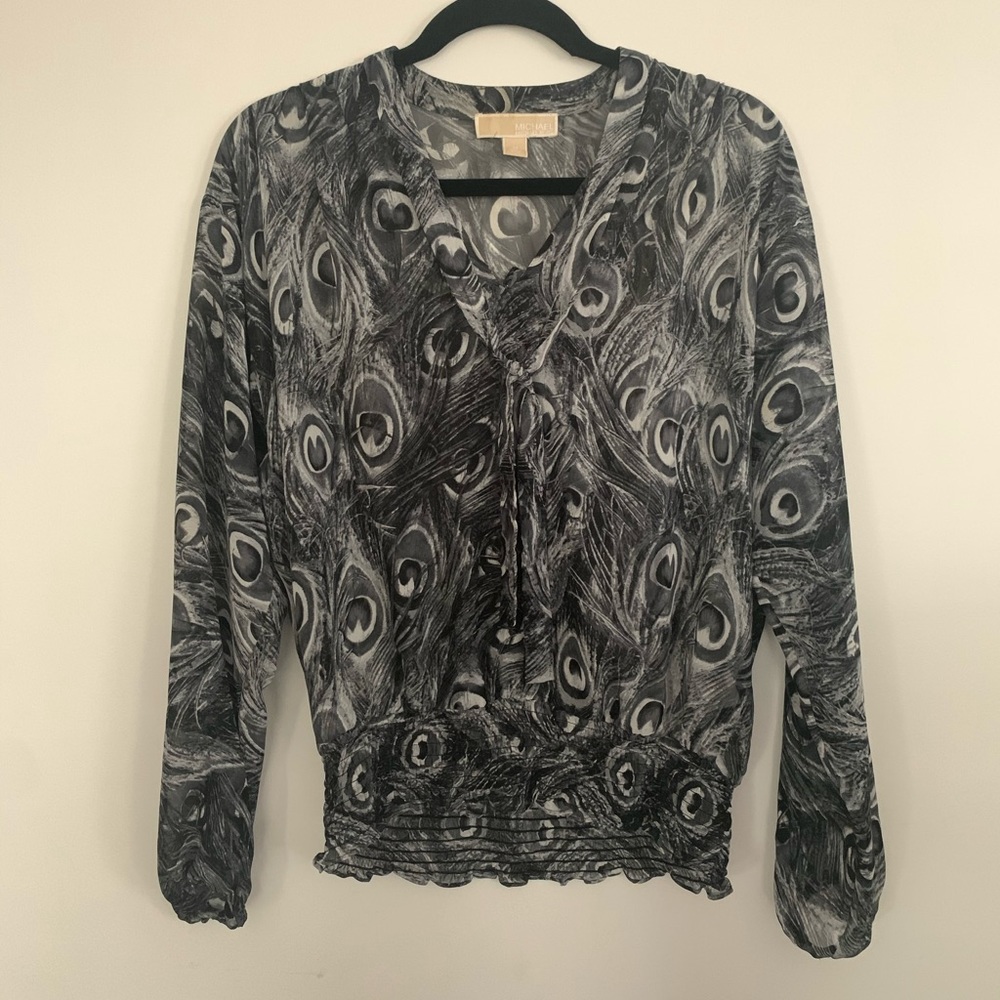 🦚Michael Kors Peacock Blouse🦚